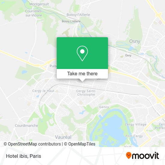 Hotel ibis map