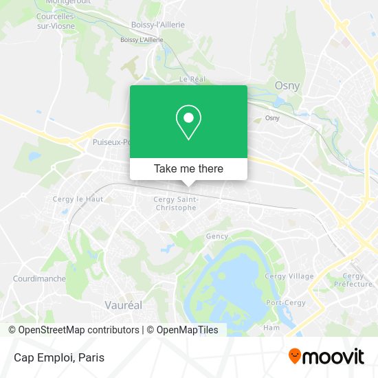 Cap Emploi map