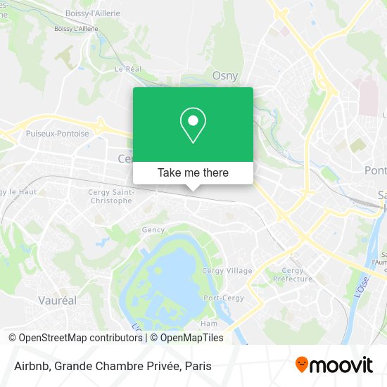 Airbnb, Grande Chambre Privée map
