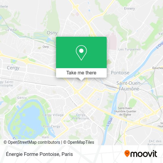 Énergie Forme Pontoise map