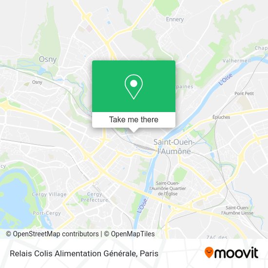 Relais Colis Alimentation Générale map