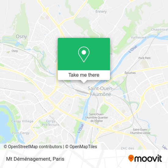 Mt Déménagement map