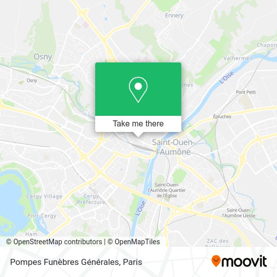 Pompes Funèbres Générales map