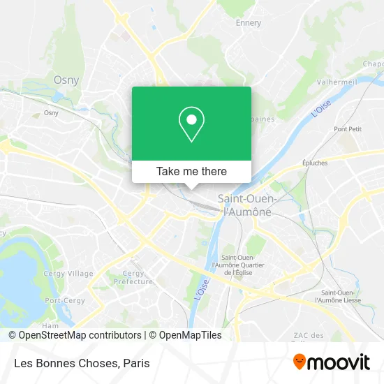 Mapa Les Bonnes Choses