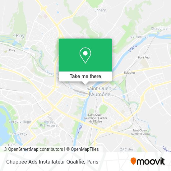 Chappee Ads Installateur Qualifié map
