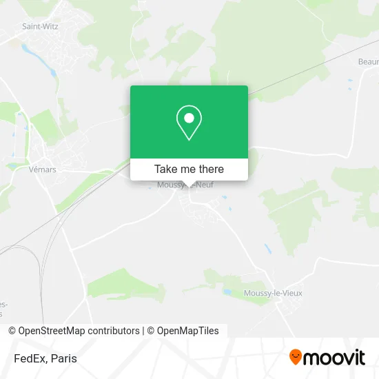 FedEx map