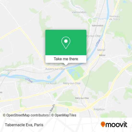 Tabernacle Eva map