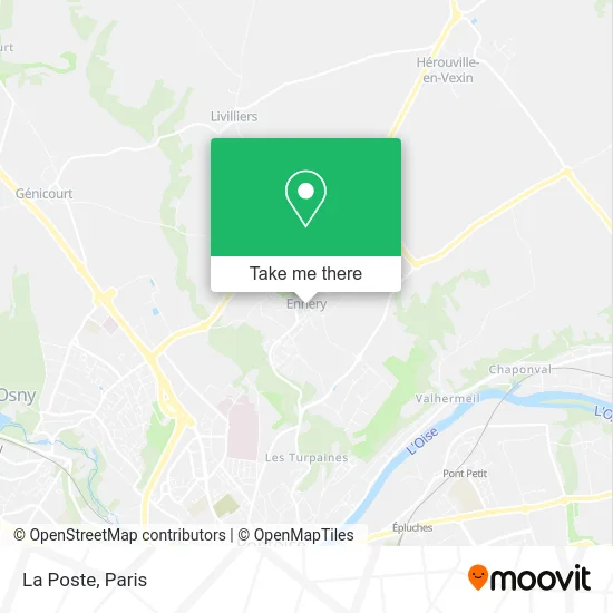 La Poste map