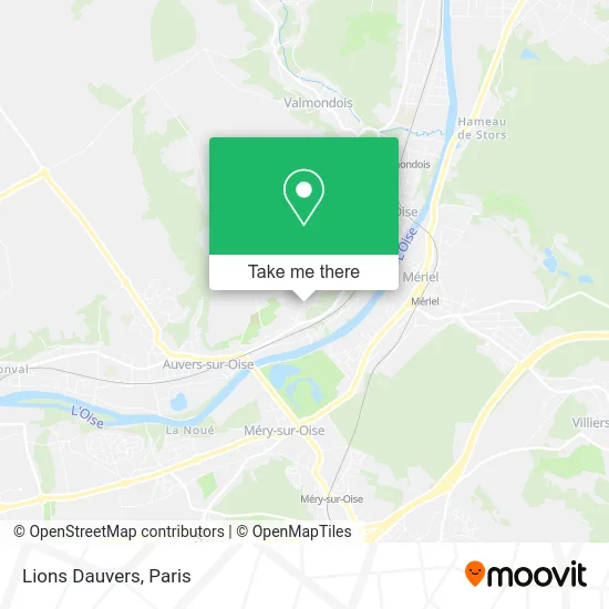 Lions Dauvers map