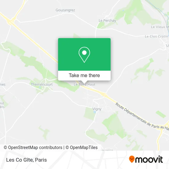 Les Co Gîte map