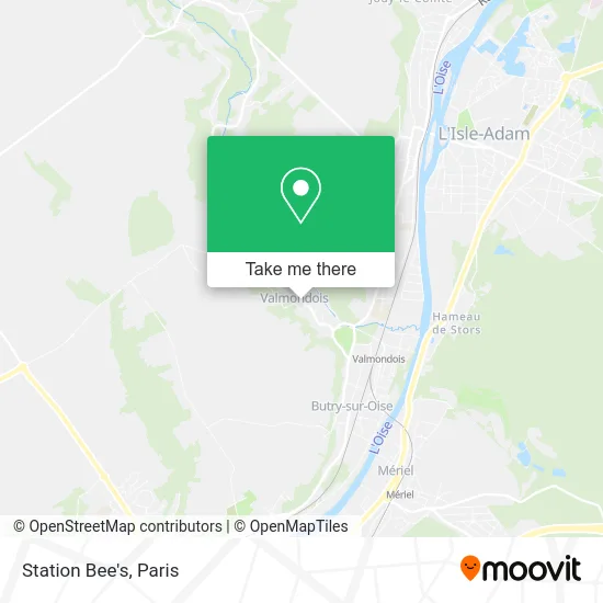 Station Bee's map