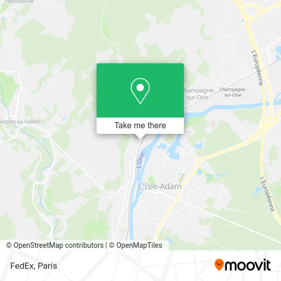 FedEx map