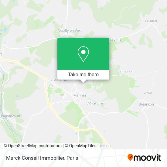 Marck Conseil Immobilier map