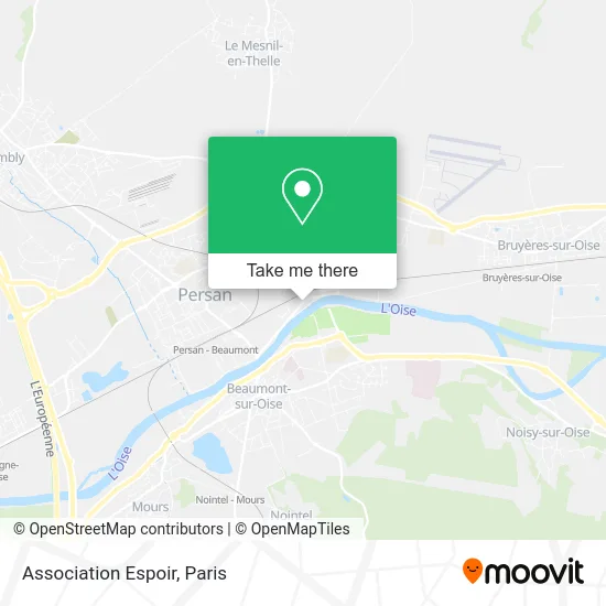 Association Espoir map