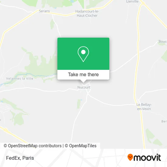 FedEx map