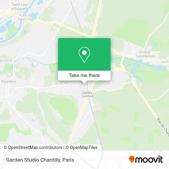 Garden Studio Chantilly map