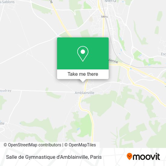 Salle de Gymnastique d'Amblainville map