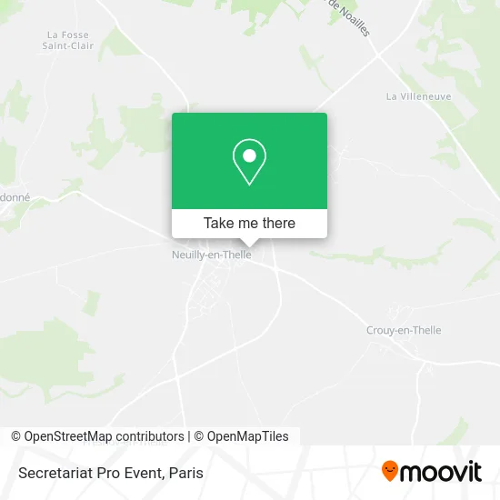 Mapa Secretariat Pro Event