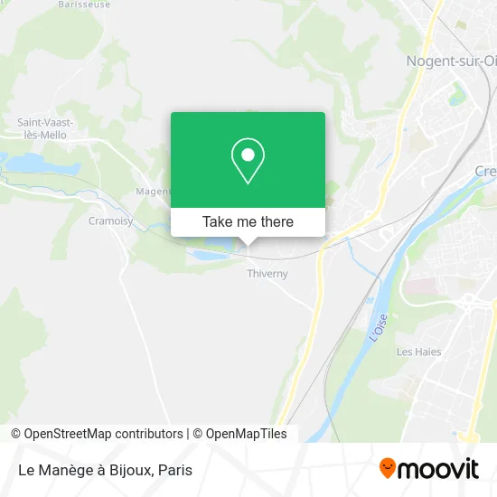 Mapa Le Manège à Bijoux