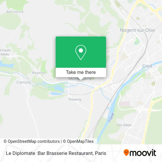 Le Diplomate :Bar Brasserie Restaurant map