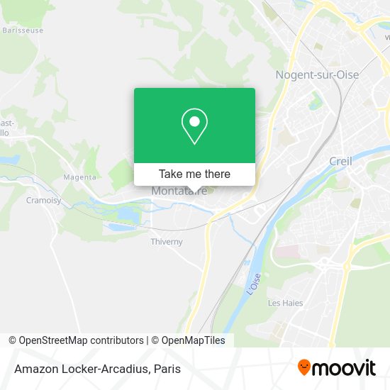 Amazon Locker-Arcadius map