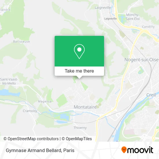 Gymnase Armand Bellard map