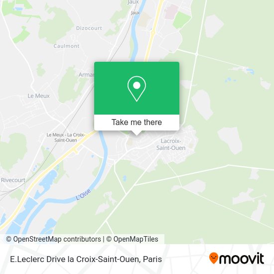 E.Leclerc Drive la Croix-Saint-Ouen map