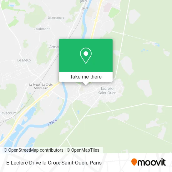 E.Leclerc Drive la Croix-Saint-Ouen map