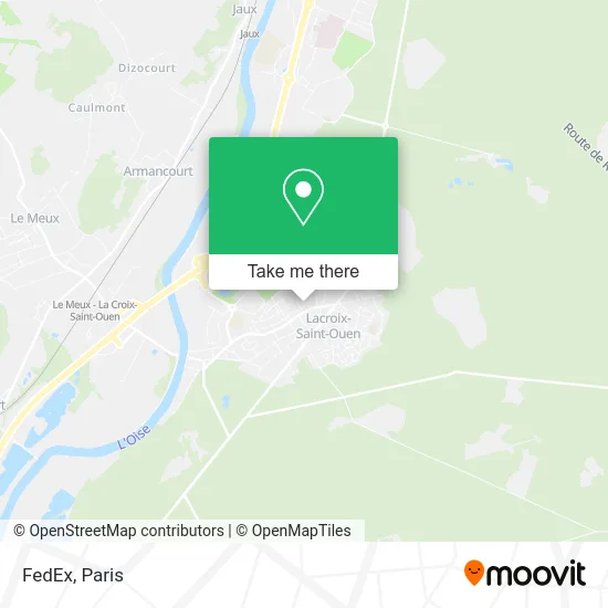 FedEx map