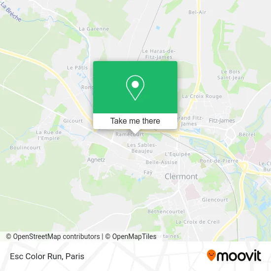 Esc Color Run map