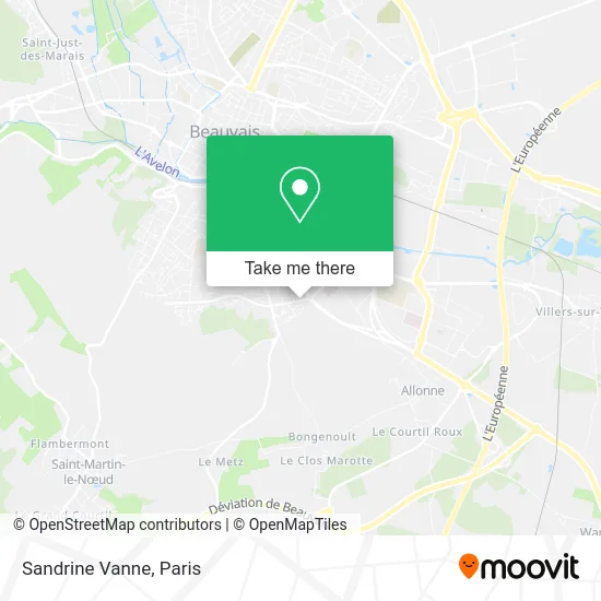Sandrine Vanne map