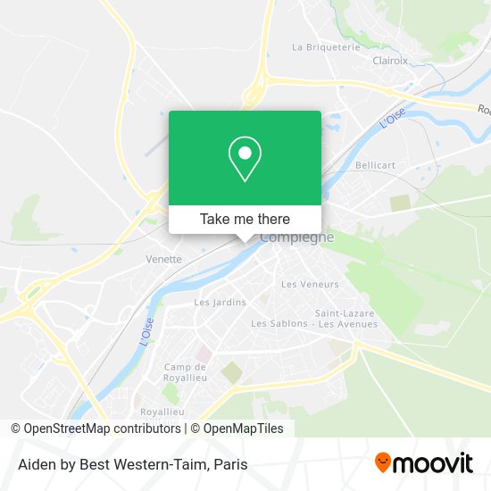 Aiden by Best Western-Taim map