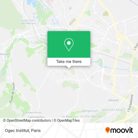 Ogec Institut map