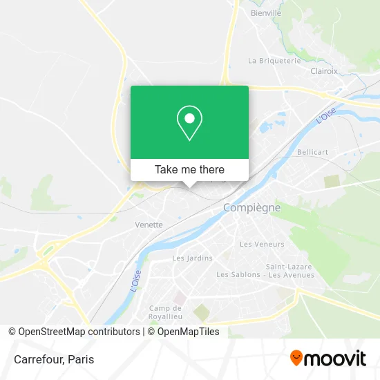 Carrefour map