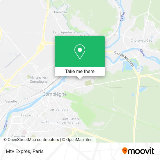 Mapa Mtv Exprès