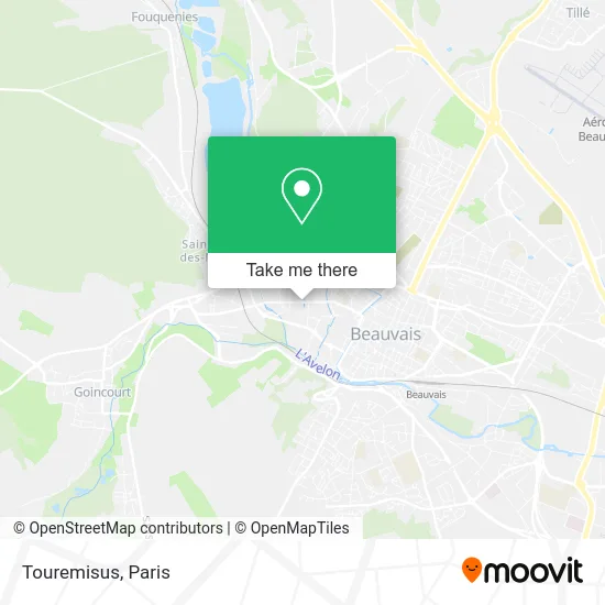 Touremisus map