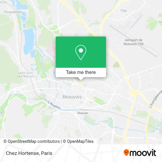 Chez Hortense map