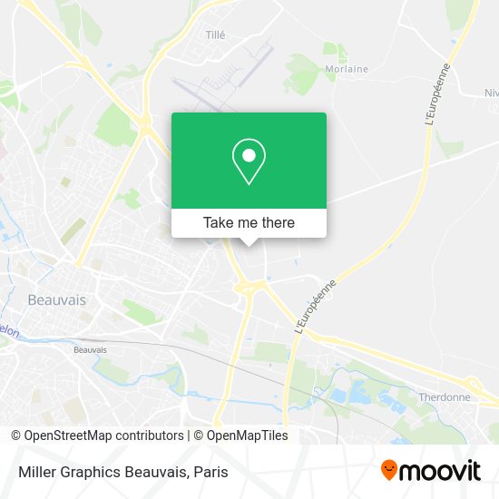 Miller Graphics Beauvais map