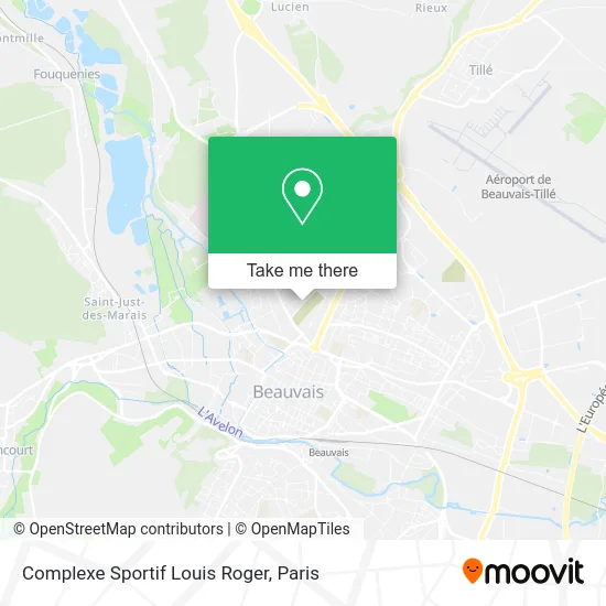 Complexe Sportif Louis Roger map