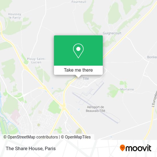 The Share House map