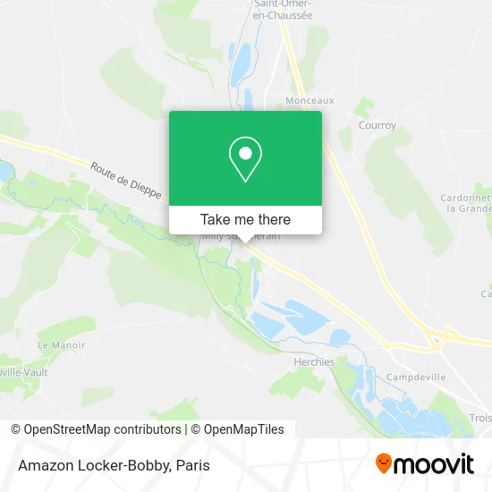 Amazon Locker-Bobby map