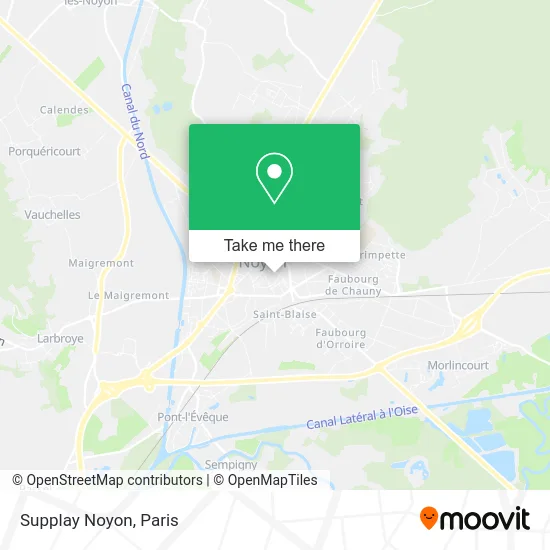Supplay Noyon map
