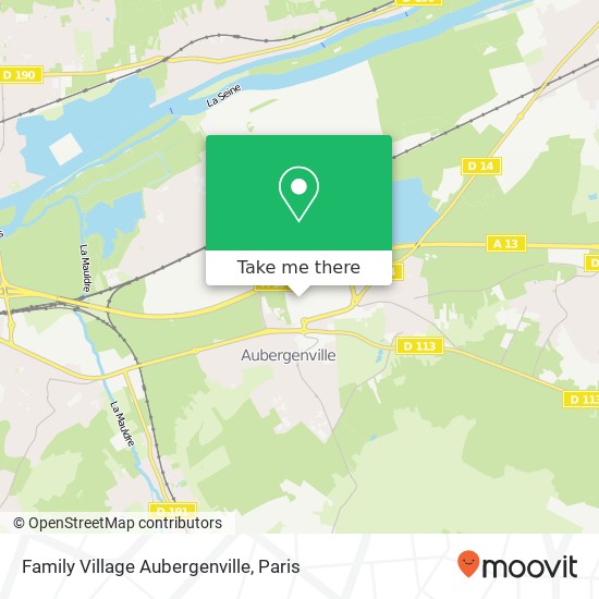 Mapa Family Village Aubergenville