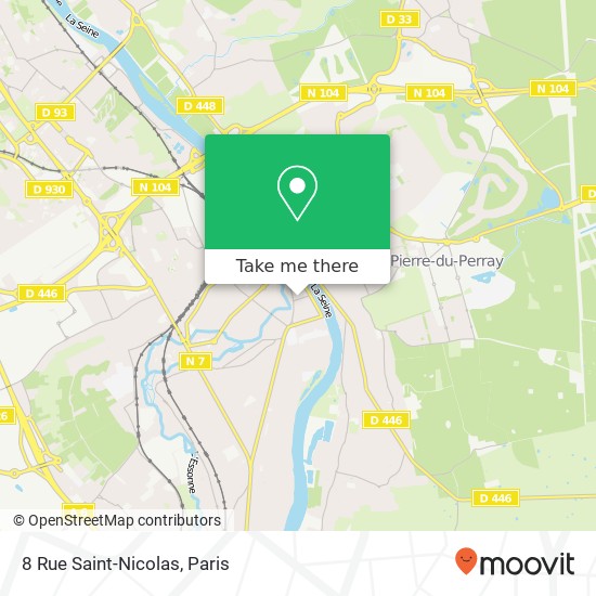 Mapa 8 Rue Saint-Nicolas