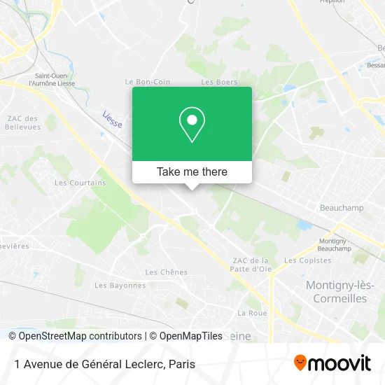 1 Avenue de Général Leclerc map
