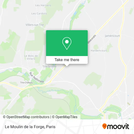 Le Moulin de la Forge map
