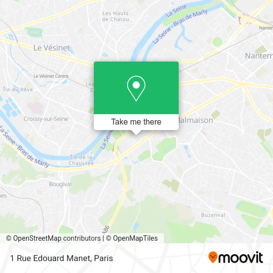 1 Rue Edouard Manet map