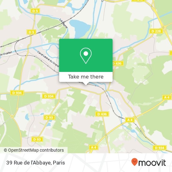 39 Rue de l'Abbaye map