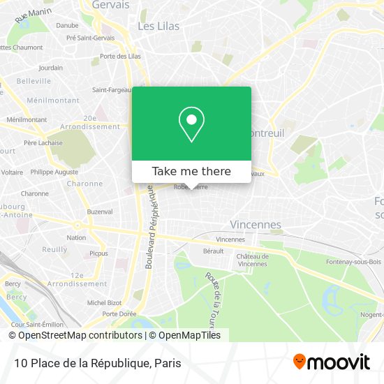 10 Place de la République map