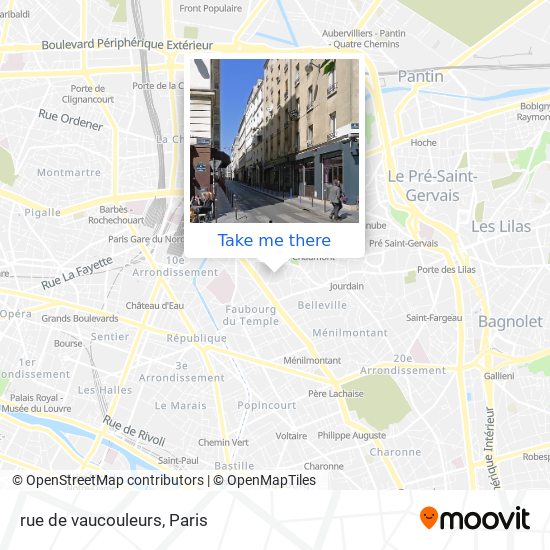 rue de vaucouleurs map